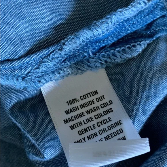 Crown & Ivy solid ruffle neck top - Picture 8 of 9